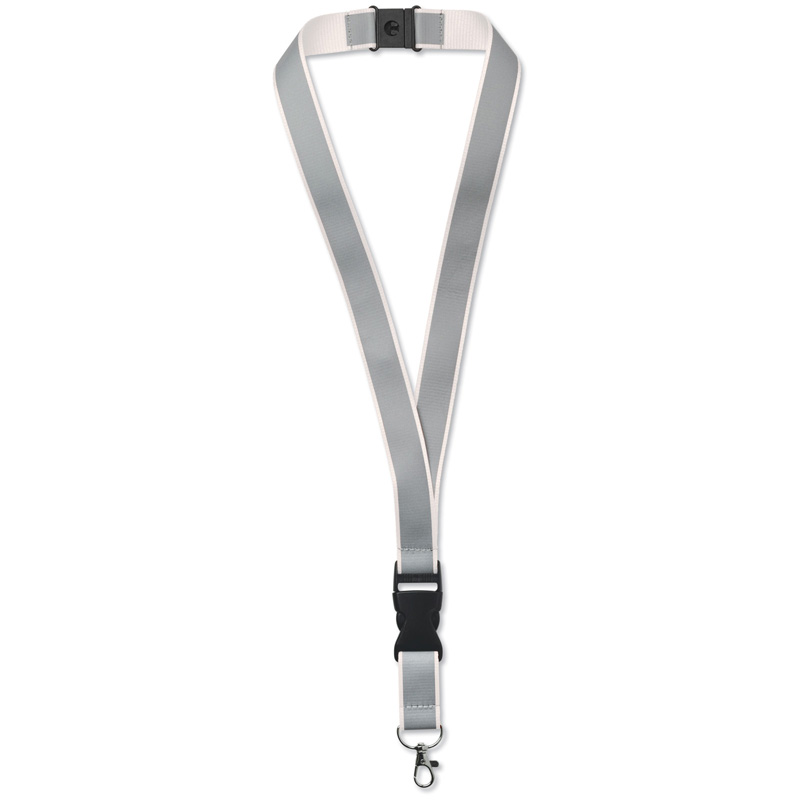 TOPPOINT Lanyard reflektierend Weiss