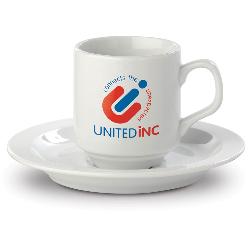 TOPPOINT Tasse mit Untertasse Madrid 