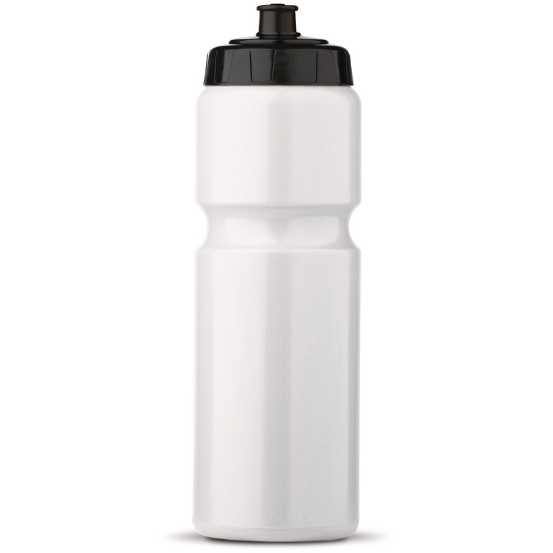 TOPPOINT Trinkflasche 0,75 l Weiss / Schwarz