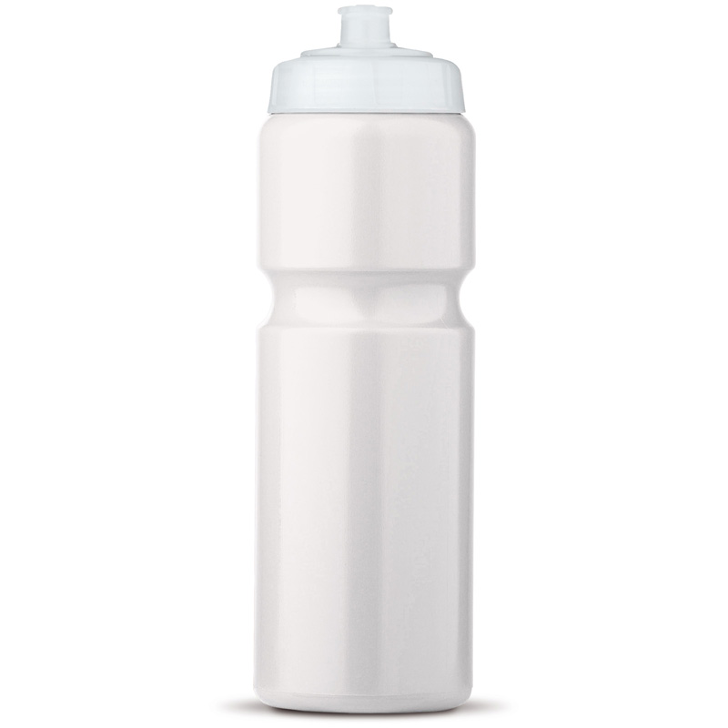 TOPPOINT Trinkflasche 0,75 l Weiss / Transparent