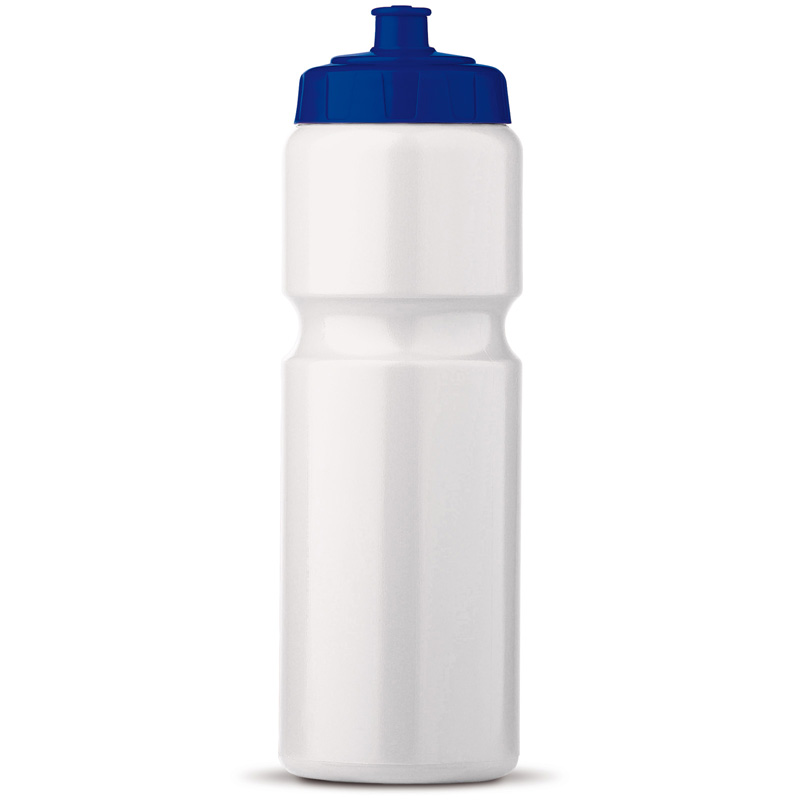 TOPPOINT Trinkflasche 0,75 l Weiss / Blau