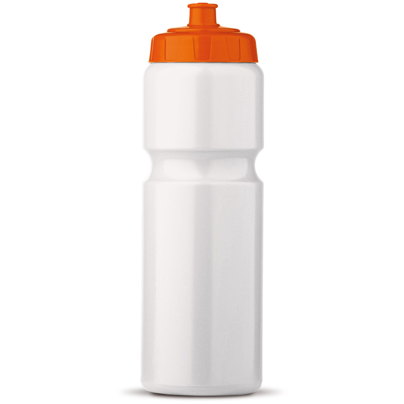 TOPPOINT Trinkflasche 0,75 l Weiss / Orange