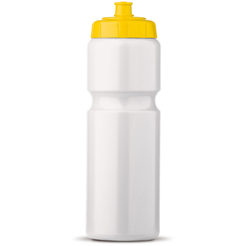 TOPPOINT Trinkflasche 0,75 l Weiss / Gelb