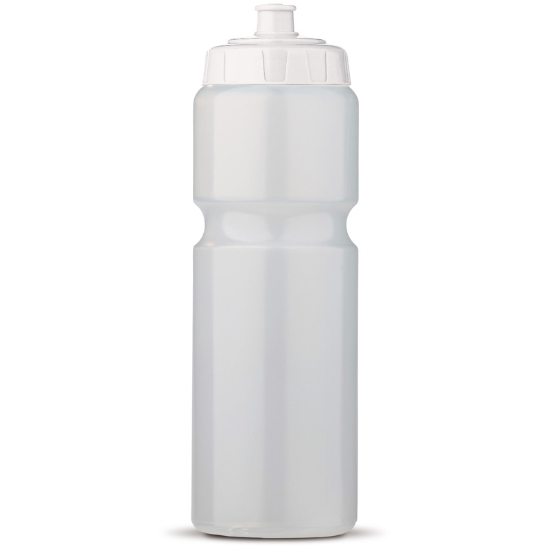 TOPPOINT Trinkflasche 0,75 l Transparent Weiss