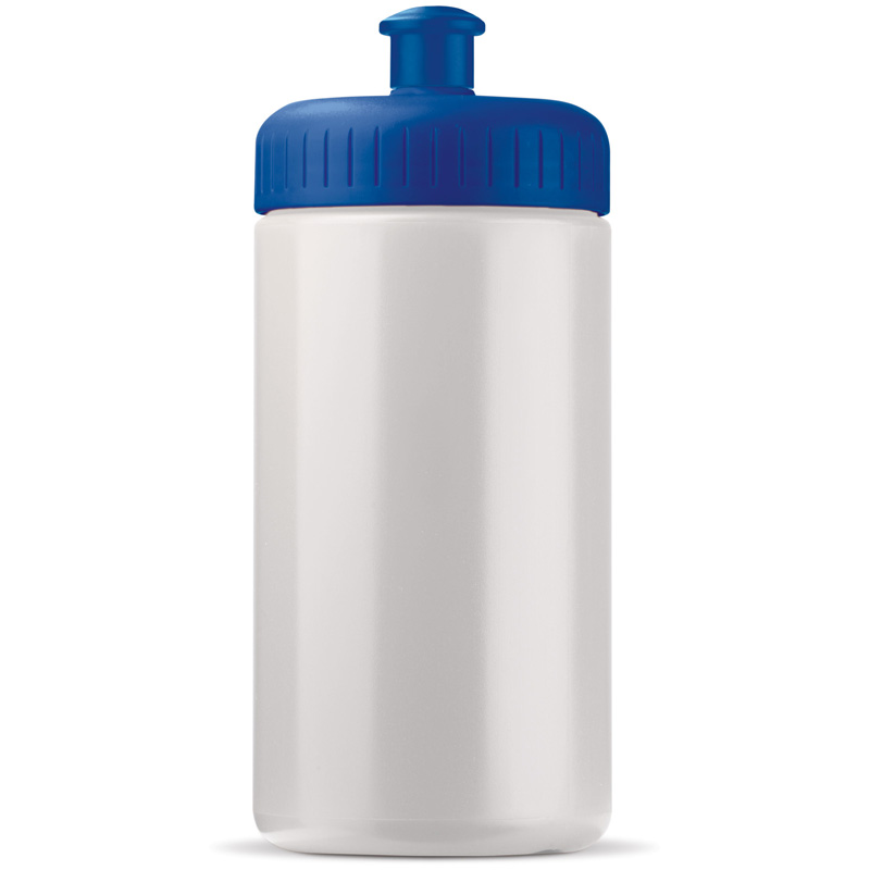 TOPPOINT Toppoint Sportflasche 500 Basic Weiss / Dunkelblau