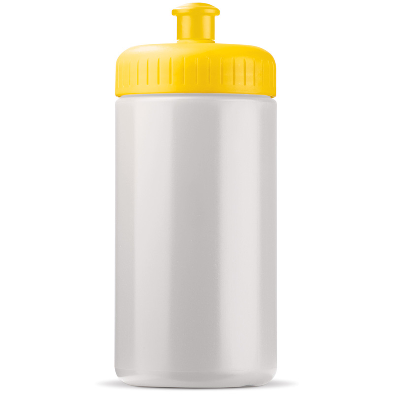 TOPPOINT Toppoint Sportflasche 500 Basic Weiss / Gelb