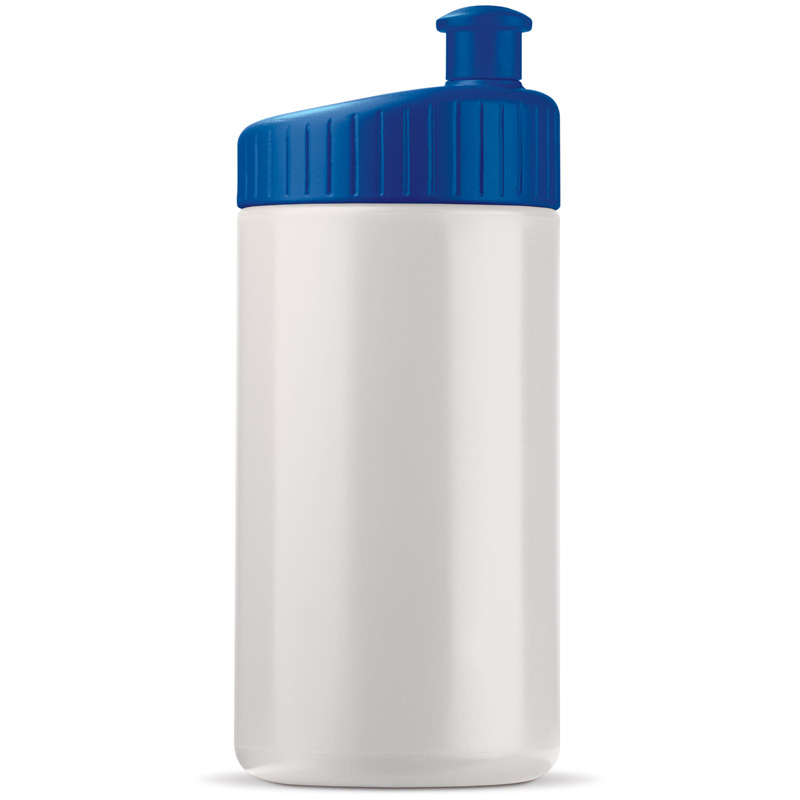 TOPPOINT Toppoint Sportflasche 500 Design Weiss / Dunkelblau