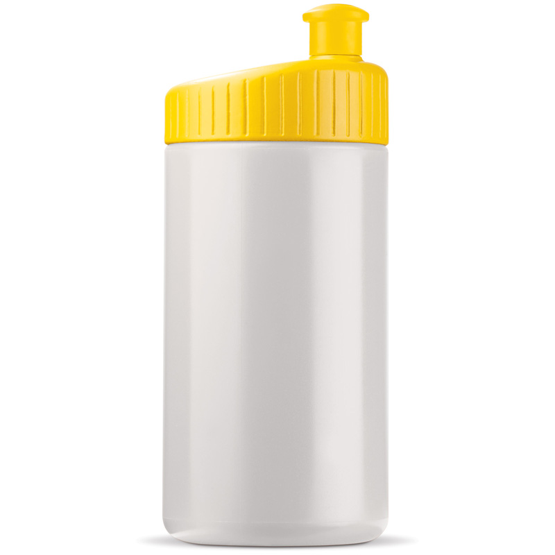 TOPPOINT Toppoint Sportflasche 500 Design Weiss / Gelb