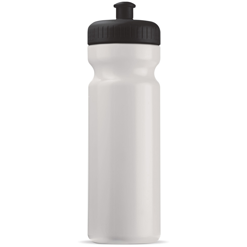 TOPPOINT Toppoint Sportflasche 750 Basic Weiss / Schwarz