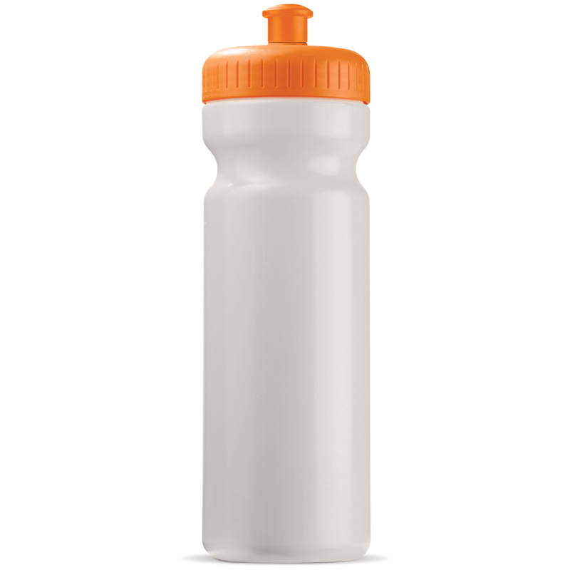TOPPOINT Toppoint Sportflasche 750 Basic Weiss / Orange