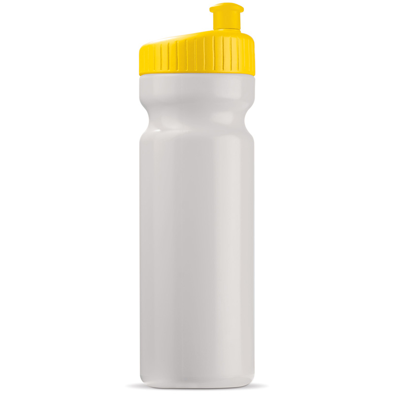 TOPPOINT Toppoint Sportflasche 750 Design Weiss / Gelb