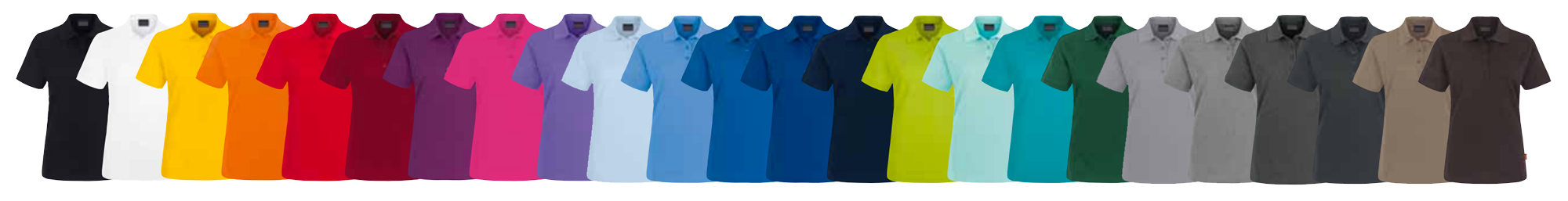 Wählen Sie Ihr Poloshirt aus duzenden verschiedenen Farben miko® Poloshirts viele verschiedene Farben